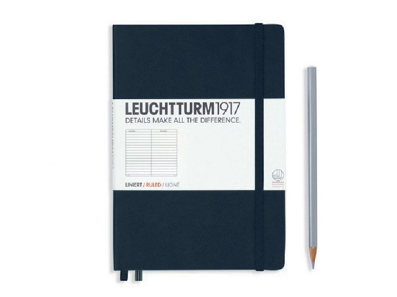 LEUCHTTURM1917 - notebook A5 - lijntjes - zwart