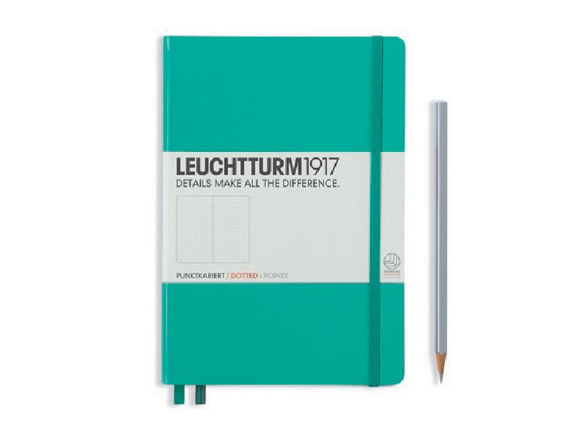 LEUCHTTURM1917 - notebook A5 - stipjes - turquoise
