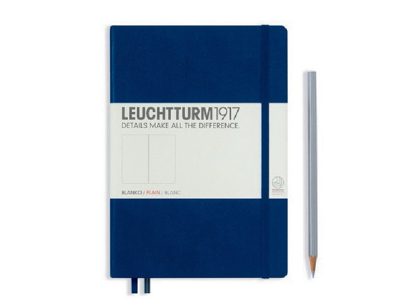 LEUCHTTURM1917 - notebook A5 - blanco - donkerblauw