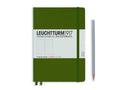 LEUCHTTURM1917 - notebook A5 - stipjes - legergroen