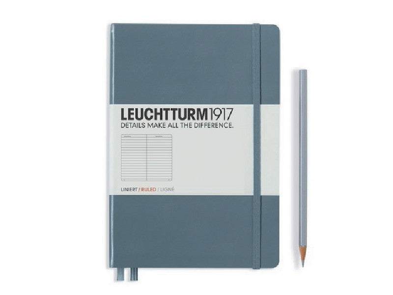 LEUCHTTURM1917 - notebook A5 - lijntjes - antraciet