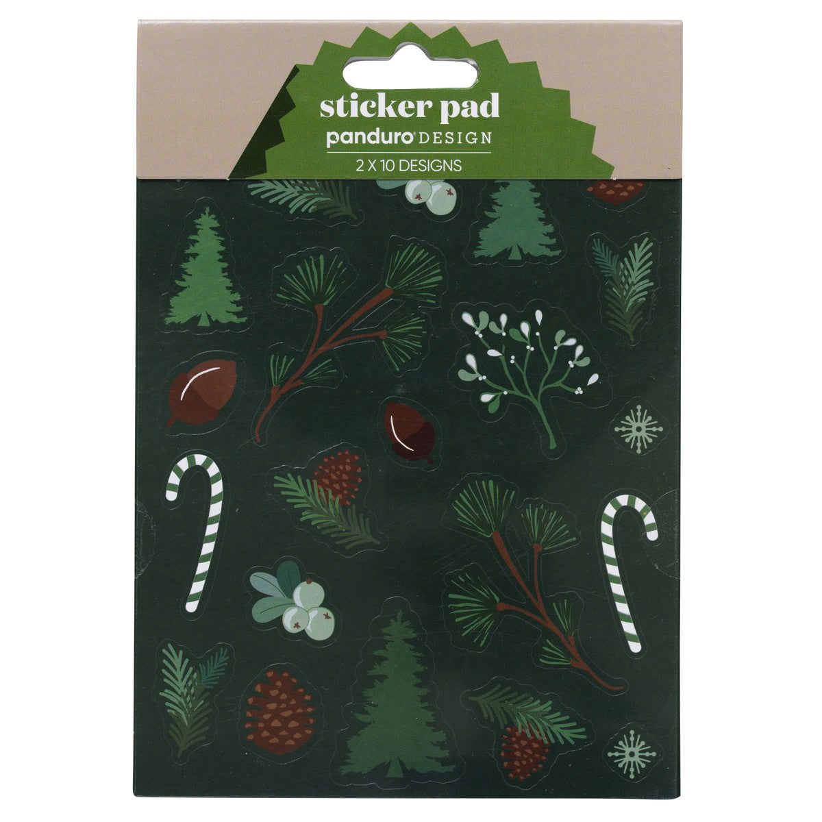 Panduro sticker pad - 16 vellen - forest