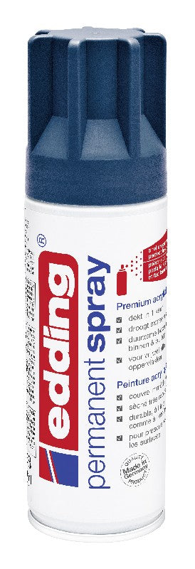 edding 5200 permanent spray - 200 ml - mat - donkerblauw