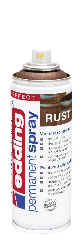 edding 5200 permanent spray - 200 ml - mat - roest effect