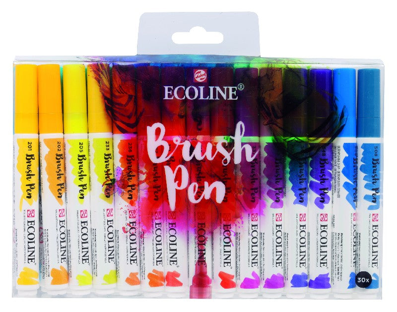 Ecoline Brush Pen set - 30 stuks - set A