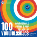 Vouwblaadjes 100 stuks- 12x12 cm