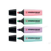 STABILO BOSS ORIGINAL - 4 stuks - pastel