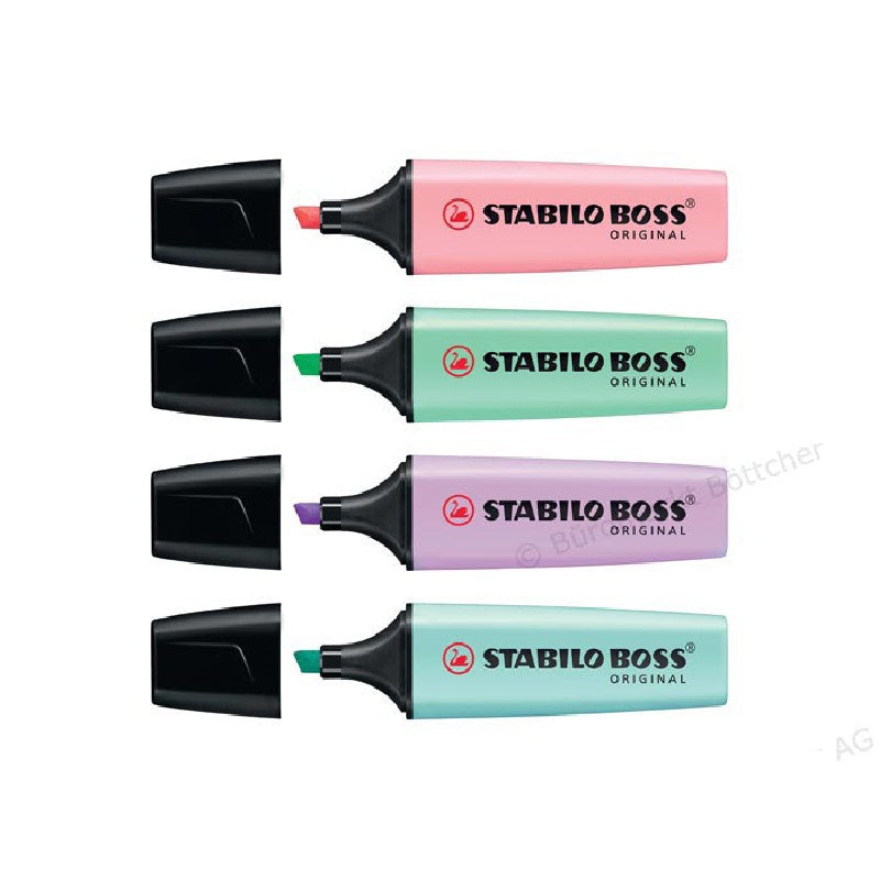 STABILO BOSS ORIGINAL - 4 stuks - pastel