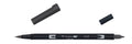 Tombow ABT Dual Brush Pen - N25 lamp black