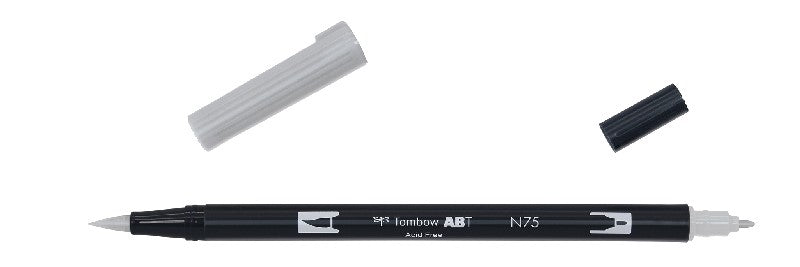 Tombow ABT Dual Brush Pen - N75 cool grey