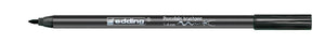 edding 4200 porcelain brushpen - 1 tot 4 mm - zwart