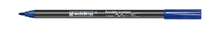 edding 4200 porcelain brushpen - 1 tot 4 mm - blauw