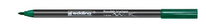 edding 4200 porcelain brushpen - 1 tot 4 mm - groen