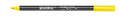 edding 4200 porcelain brushpen - 1 tot 4 mm - geel