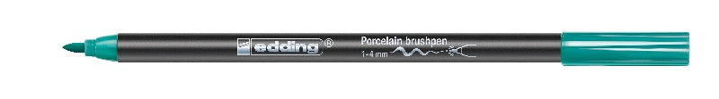 edding 4200 porcelain brushpen - 1 tot 4 mm - turquoise