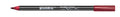 edding 4200 porcelain brushpen - 1 tot 4 mm - karmijn