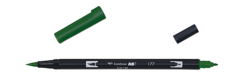 Tombow ABT Dual Brush Pen - 177 dark jade