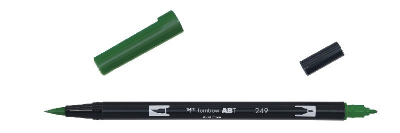 Tombow ABT Dual Brush Pen - 249 hunter green