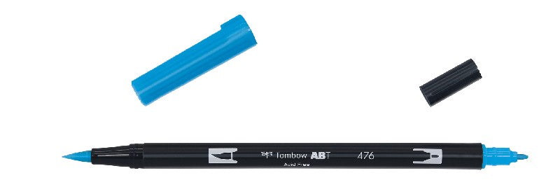 Tombow ABT Dual Brush Pen - 476 cyan