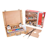 van Gogh acrylverf kist basic - 10x40 ml + accessoires