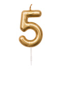 Cijferkaars - goud - 5