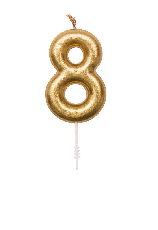 Cijferkaars - goud - 8