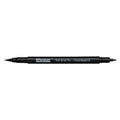 Twin brushpen - zwart