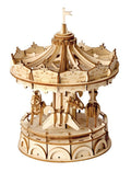 Robotime houten 3D puzzel - Merry-Go-Round