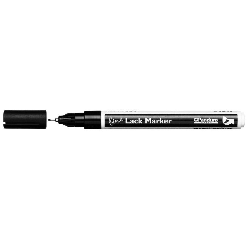 Panduro lakmarker - 1 mm - zwart
