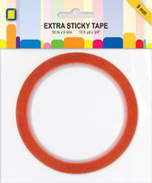 Dubbelzijdige tape - extra sticky - 9 mm