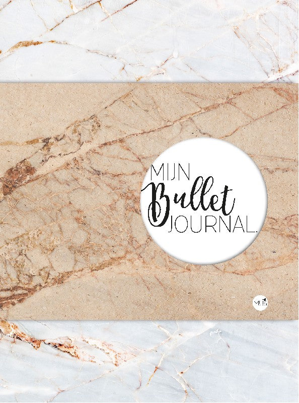 Mijn Bullet Journal - marmer