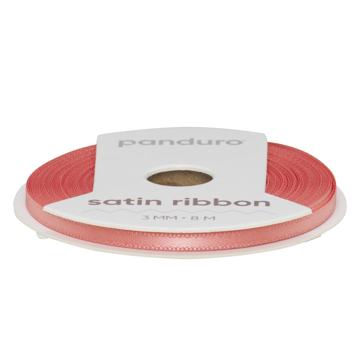 Satijnlint - 3 mm - koraalroze