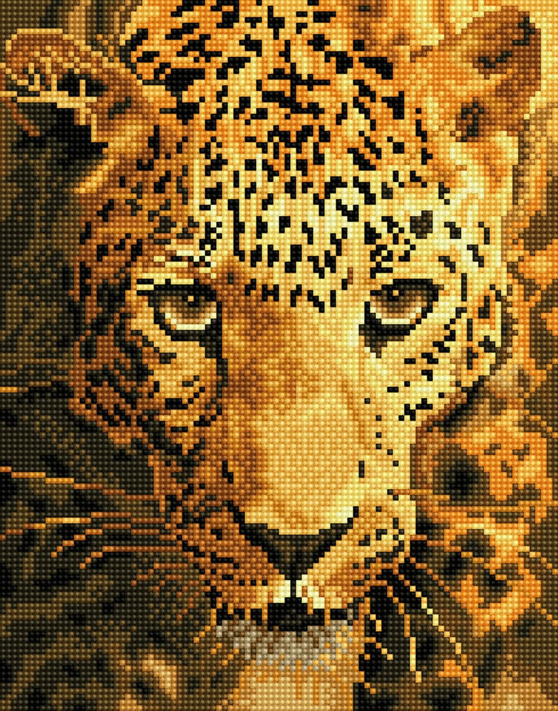 Diamond Dotz - 31x41 cm - luipaard