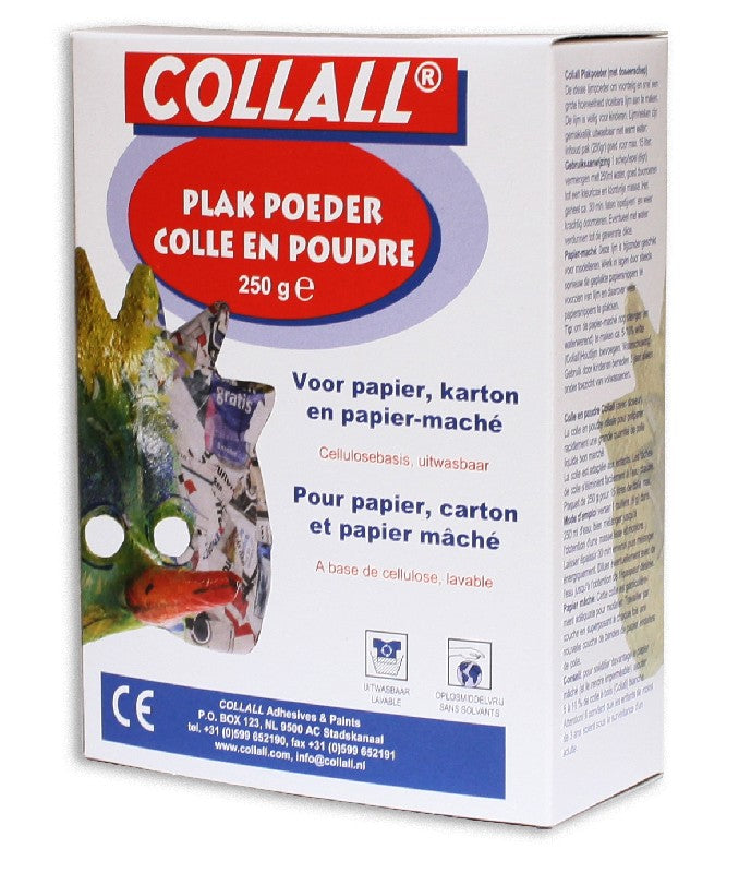 Collall plakpoeder - 250 gram - goed voor 15 liter