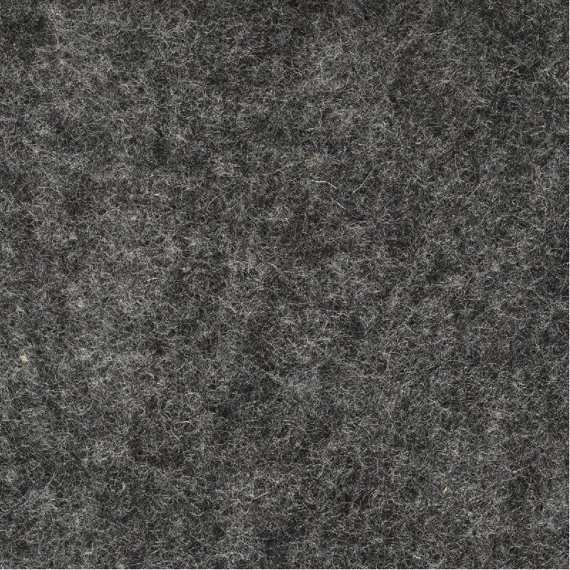 Nepal wool wolvilt - 30x42 cm - 3 mm - antraciet melange