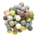 Wolvilt bolletjes - Ø20 mm - 50 stuks - pastelmix