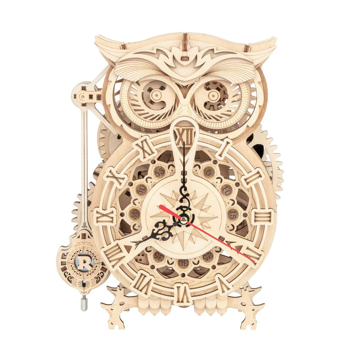 Robotime houten 3D puzzel - Owl Clock    