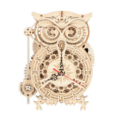Robotime houten 3D puzzel - Owl Clock    