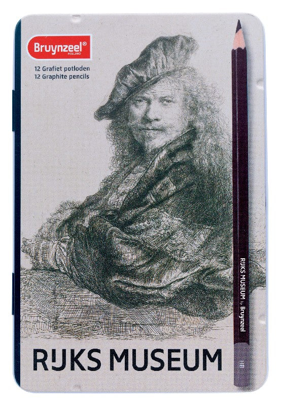 Bruynzeel Rijksmuseum - grafietpotloden - 12 stuks