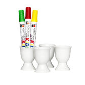 Set eierdopjes & porseleinstiften