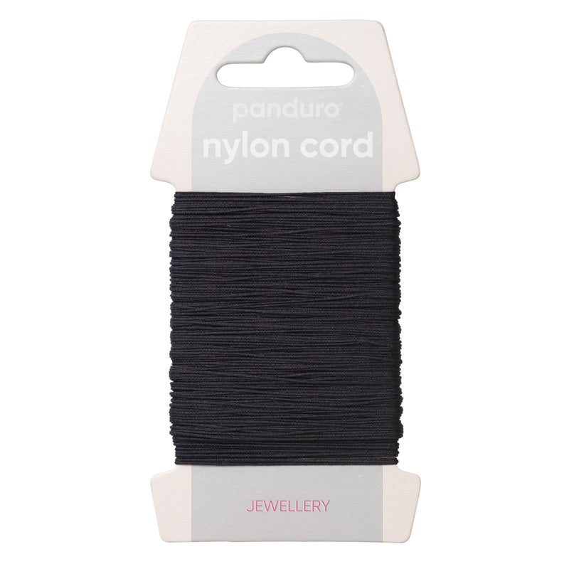 Nylonkoord - 40 meter - 0,5 mm - zwart