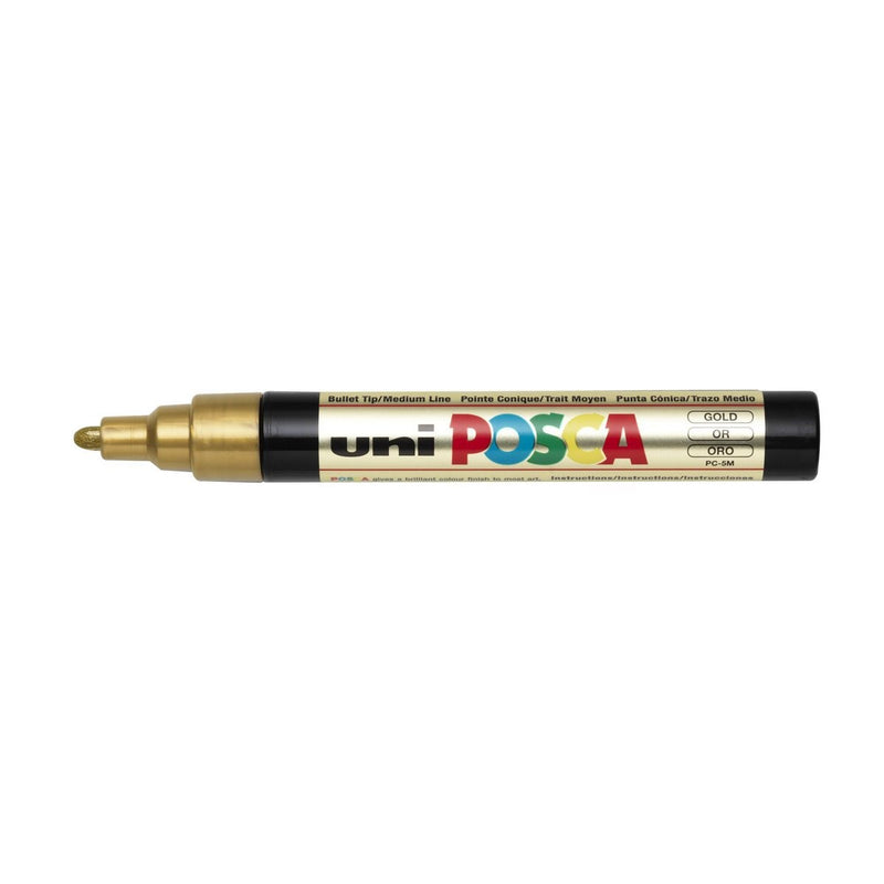 POSCA acrylmarker - medium PC-5M - 1,8-2,5 mm - goud