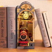 Robotime houten 3D puzzel - book nook - Time Travel