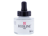 Ecoline inkt - 30 ml - wit 100