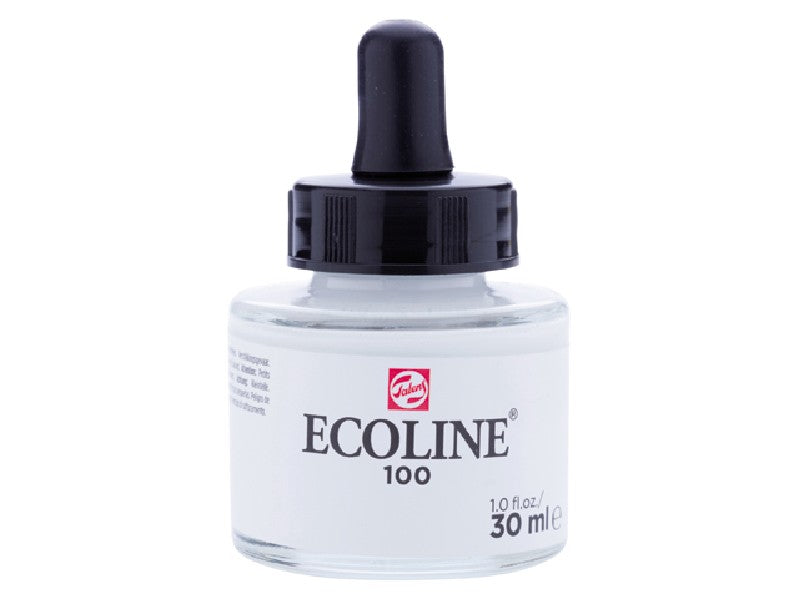 Ecoline inkt - 30 ml - wit 100