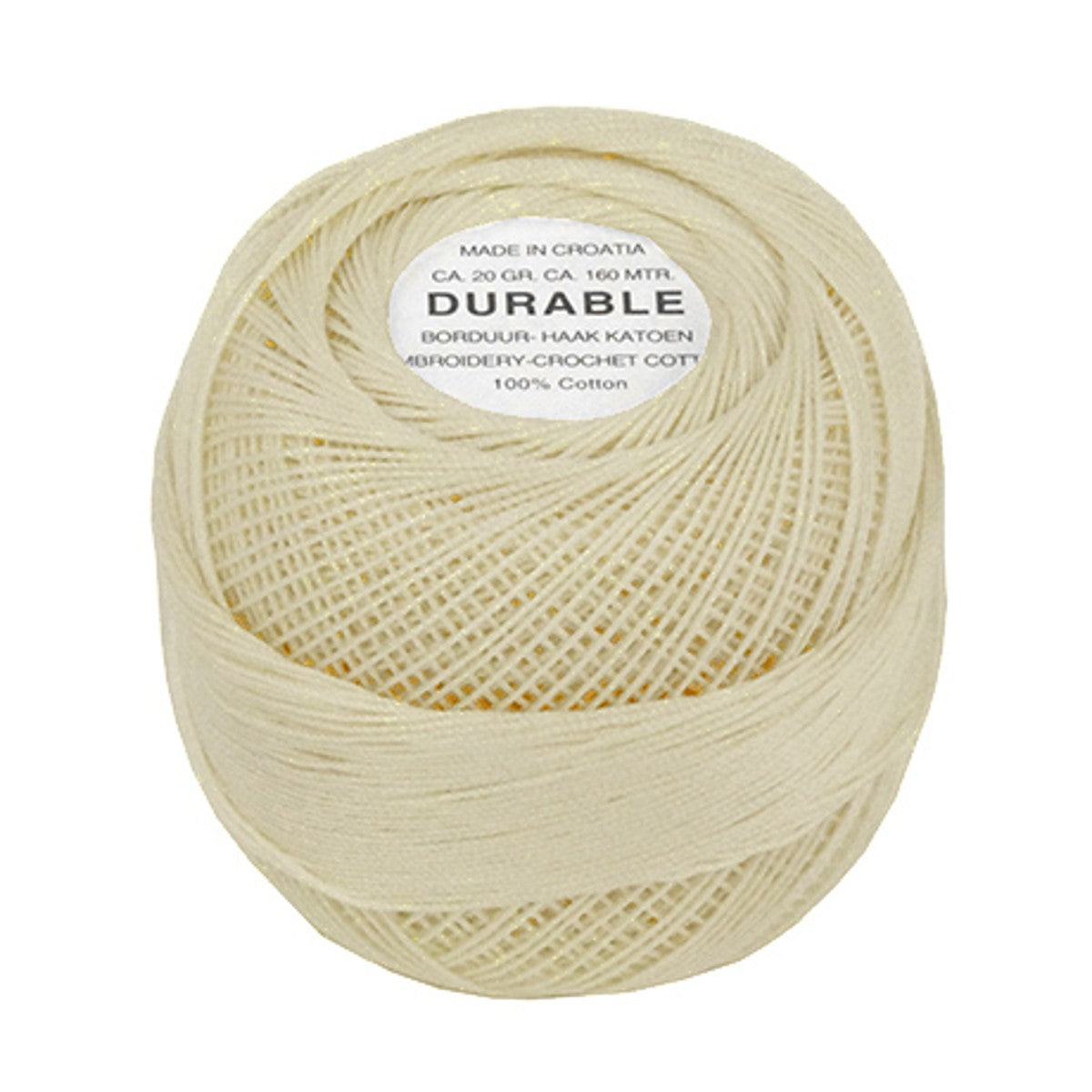 Durable borduur-/haakkatoen - 20 gram - crème