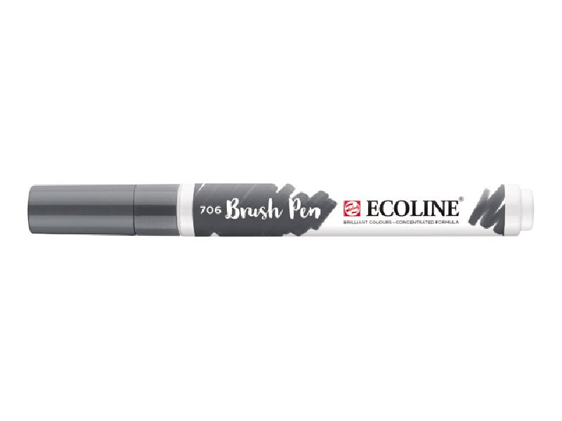 Ecoline Brush Pen - donkergrijs 706
