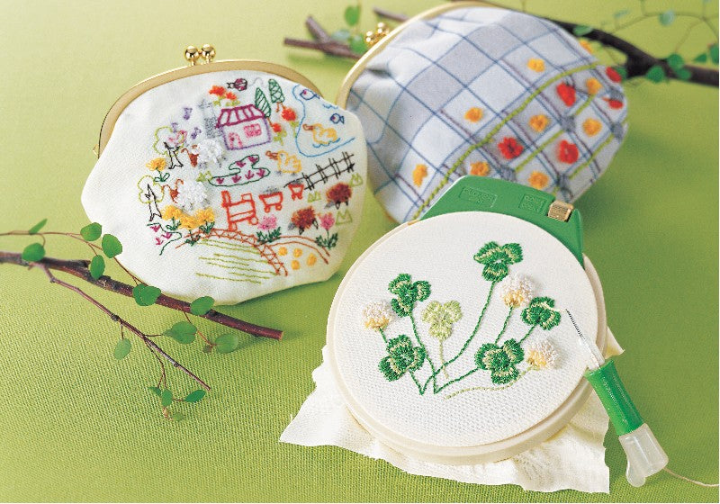 Clover punch borduur tool