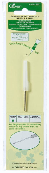 Refill Clover punch borduurnaald - single ply