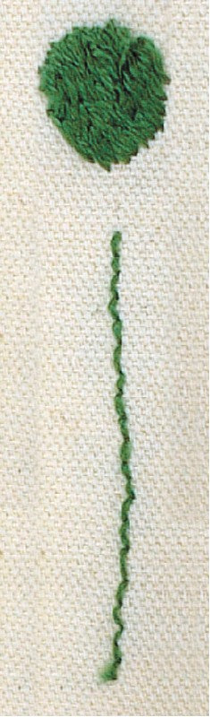 Refill Clover punch borduurnaald - single ply